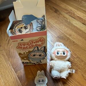 New with Open Packaging - Authentic Exciting Macaron Soymilk Labubu